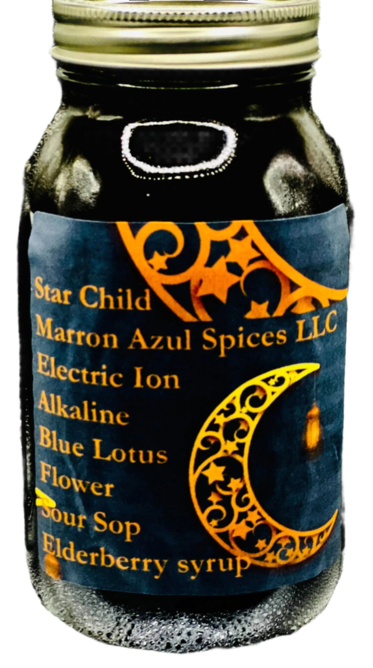 Black Turmeric Blue Lotus Soursop Elderberry Syrup